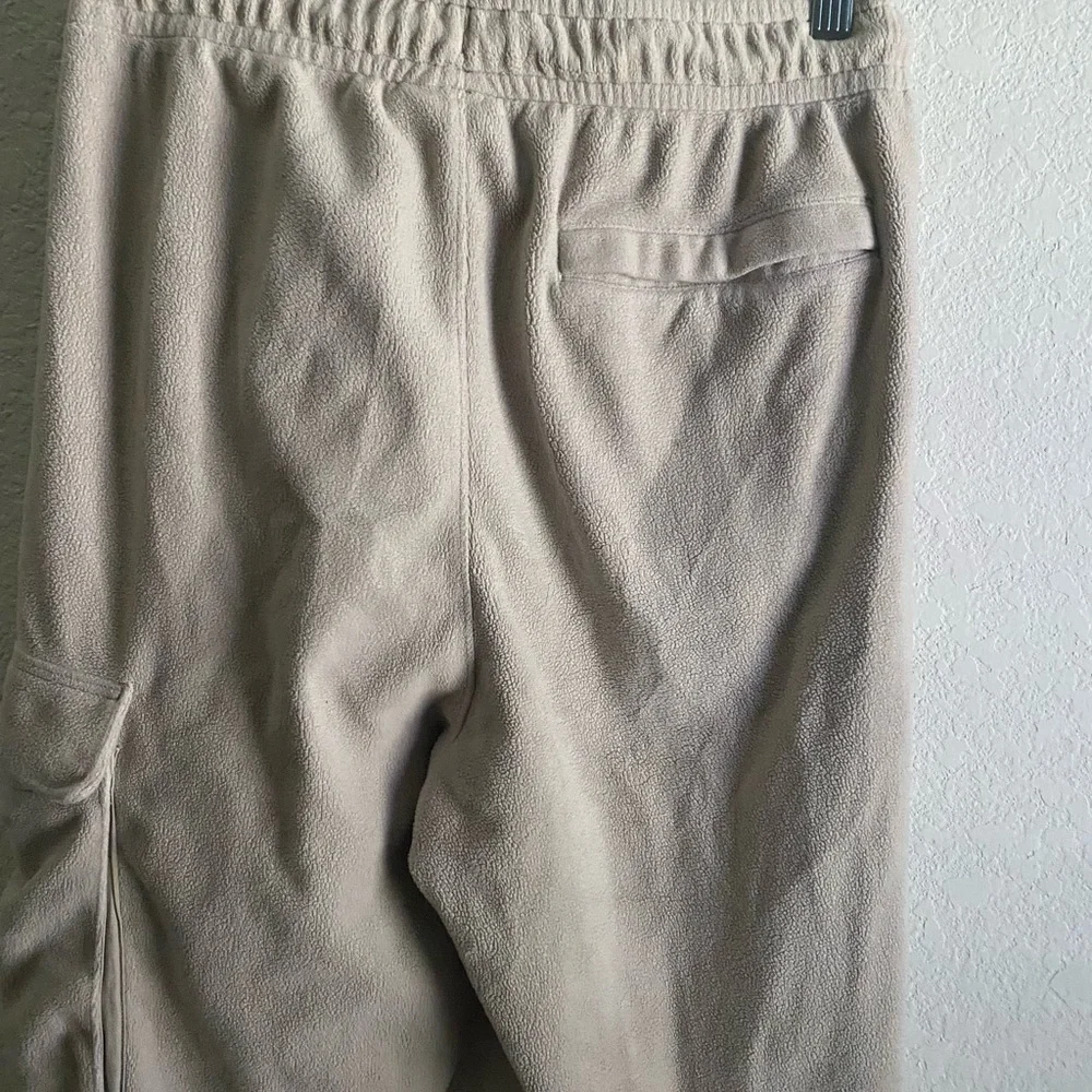 Jordan Essential Fleece Winter Cream Jogger Cargo Sweat Streetwear Pants Size S